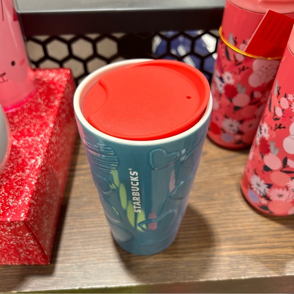 Starbucks Bondi Taffy Hearts Ceramic Hot Cup Tumbler Mug New Valentines 2023 - Picture 5 of 8